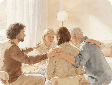 Stack of recommended books with reading glasses